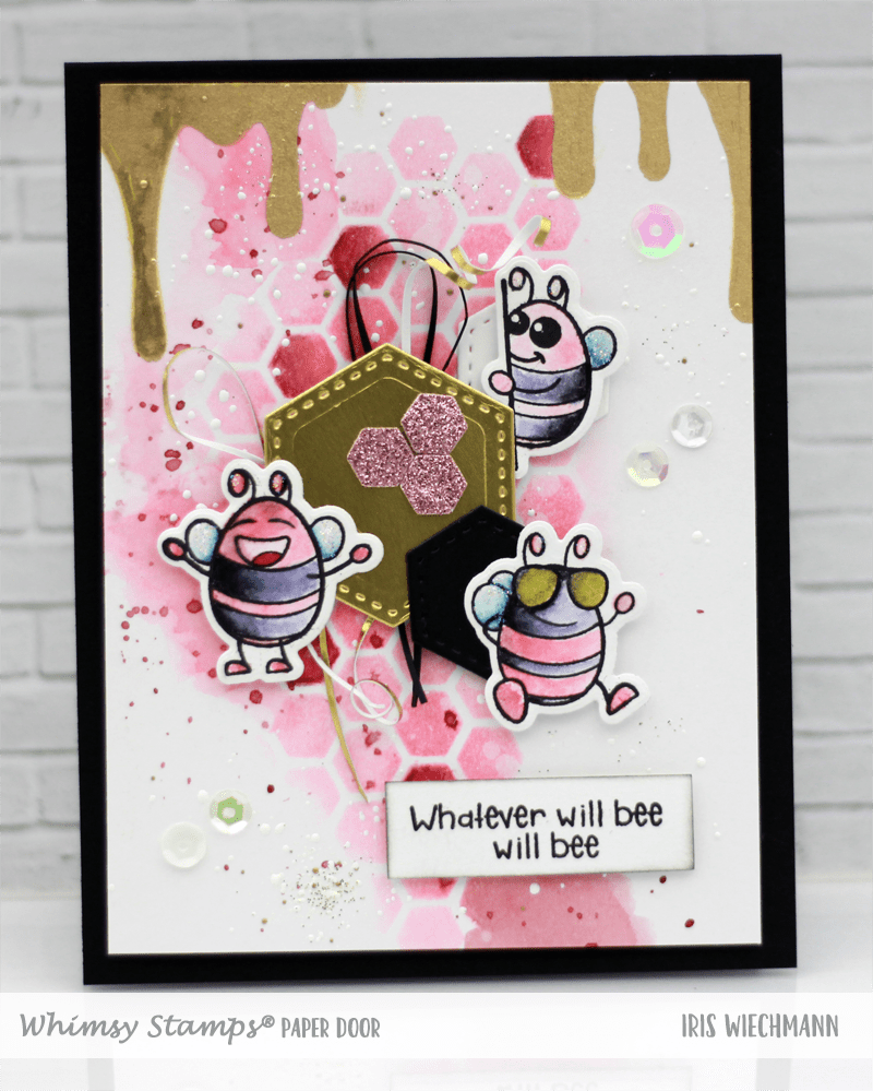 Bizzy Bees Clear Stamps - Whimsy Stamps