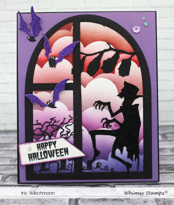 Dracula Going Batty Die Set - Whimsy Stamps