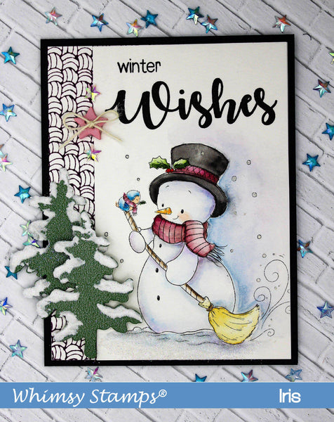 Snowy Trees Die Set - Whimsy Stamps