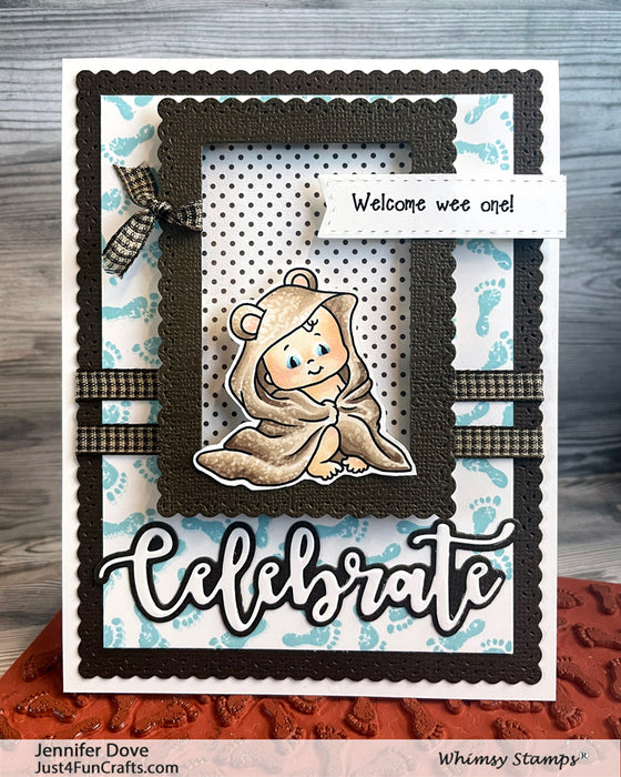 **NEW Babies from Above Clear Stamps - Whimsy Stamps