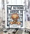 *NEW Actions Clear Stamps - Whimsy Stamps