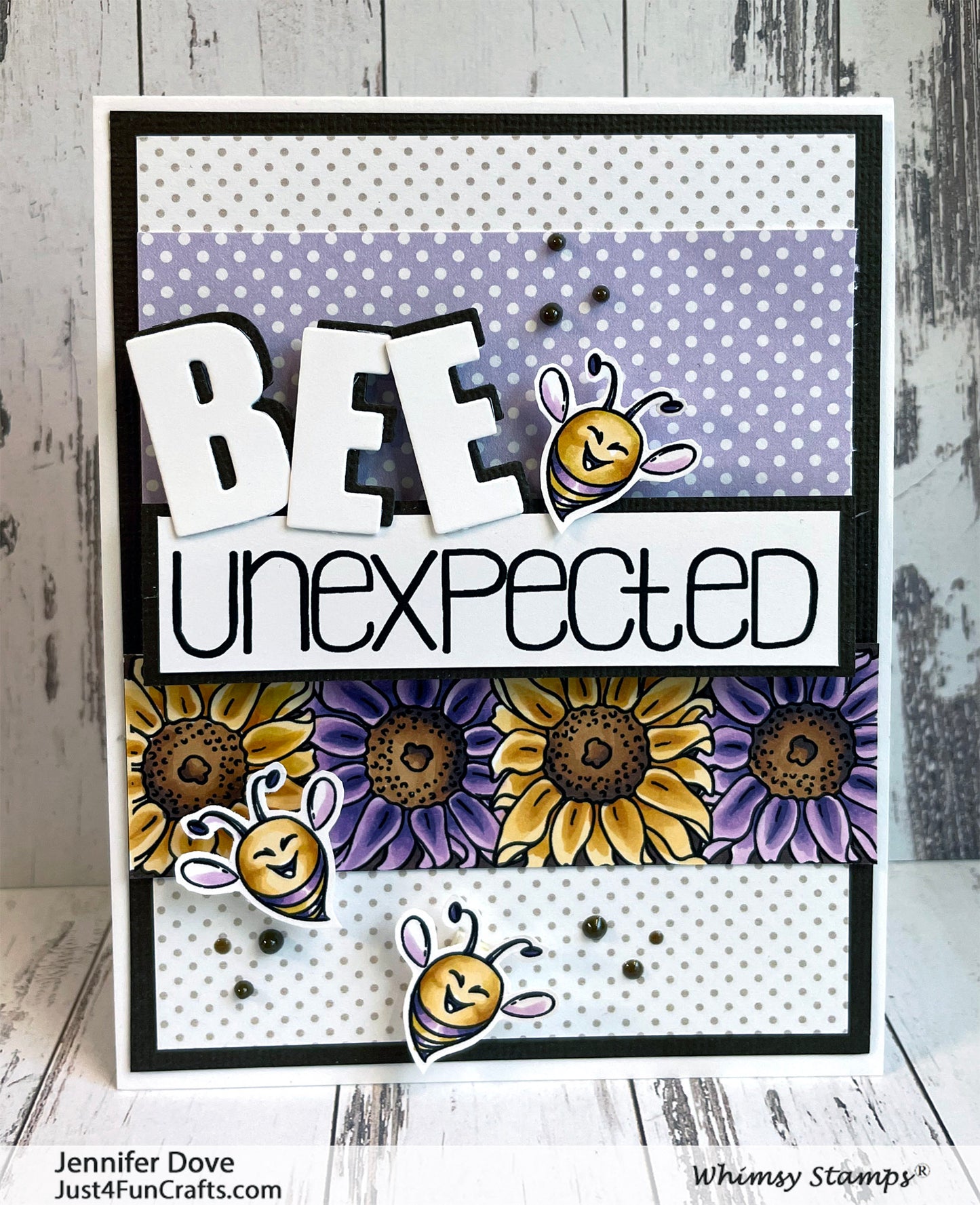 **NEW Bee Awesome Clear Stamps - Whimsy Stamps