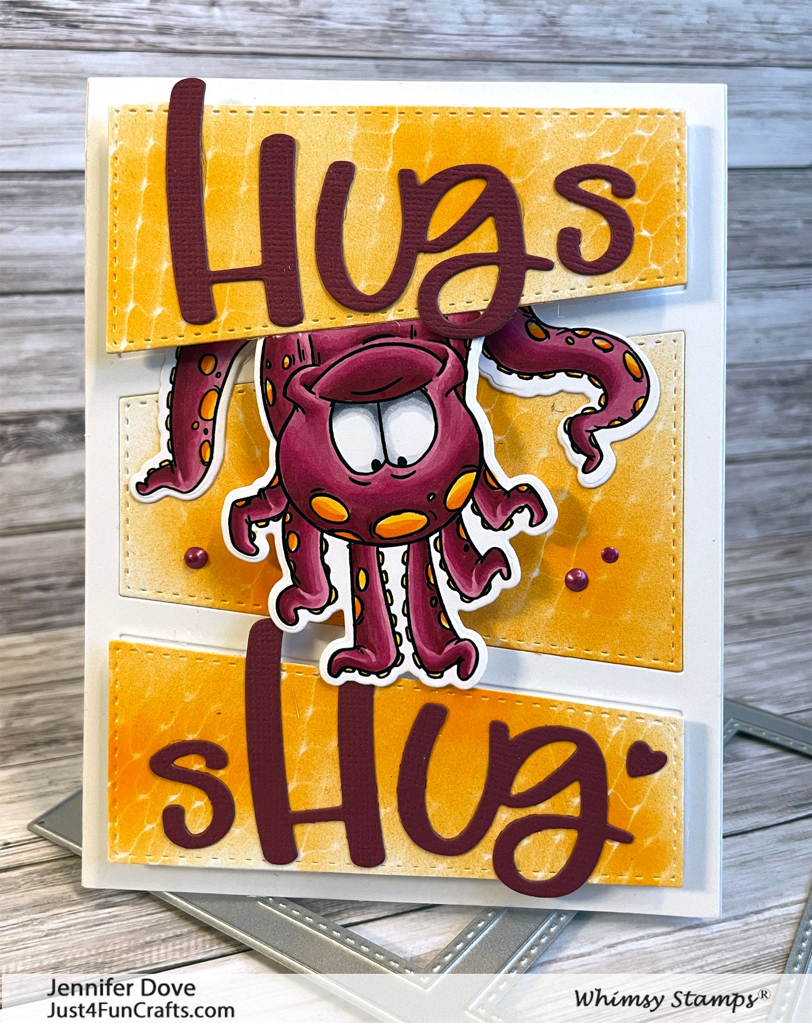 **NEW Big Hugs Word Die Set - Whimsy Stamps