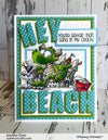 Dragon Beach Fun - Digital Stamp - Whimsy Stamps