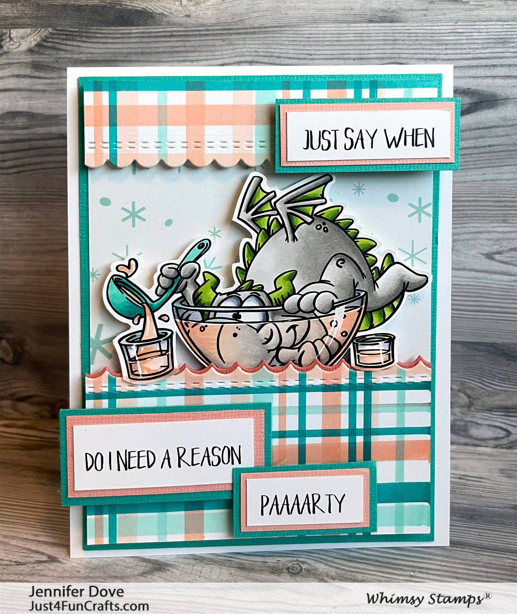 Dragon New Year Clear Stamps - Whimsy Stamps