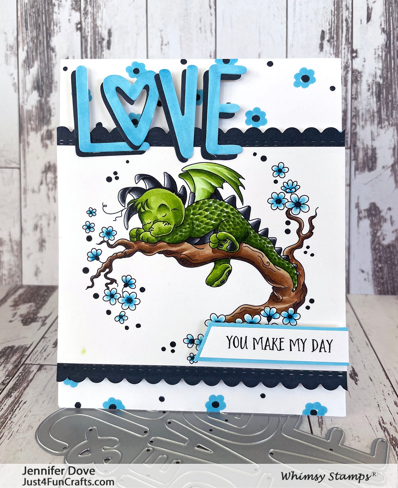 Peace Love Joy Die Set - Whimsy Stamps