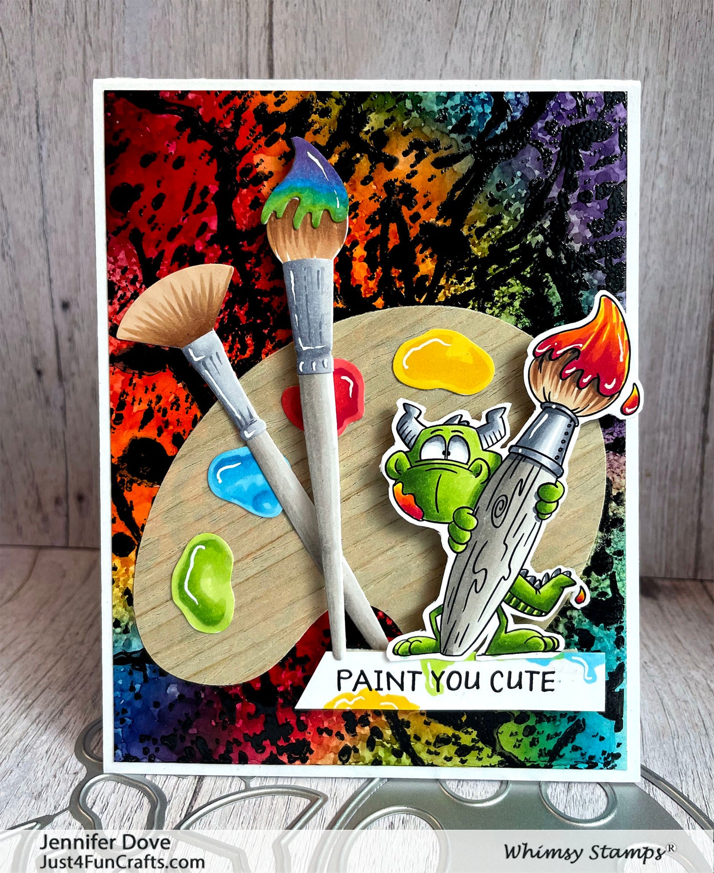 **NEW Paint and Palette Die Set - Whimsy Stamps