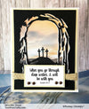 Stained Glass Scripture Sentiments Clear Stamps - Whimsy Stamps