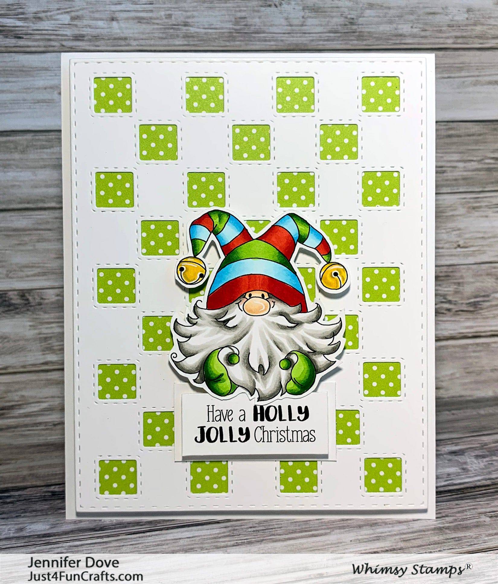 Gnome for Christmas Clear Stamps - Whimsy Stamps