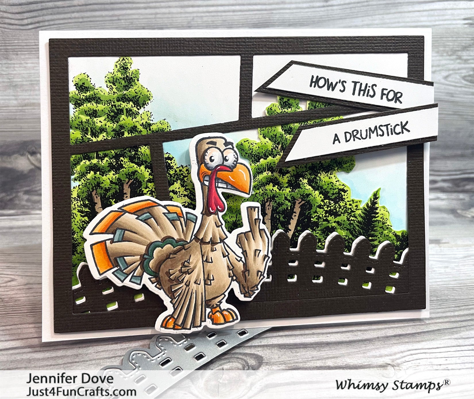 Gobble This! Clear Stamps - Whimsy Stamps