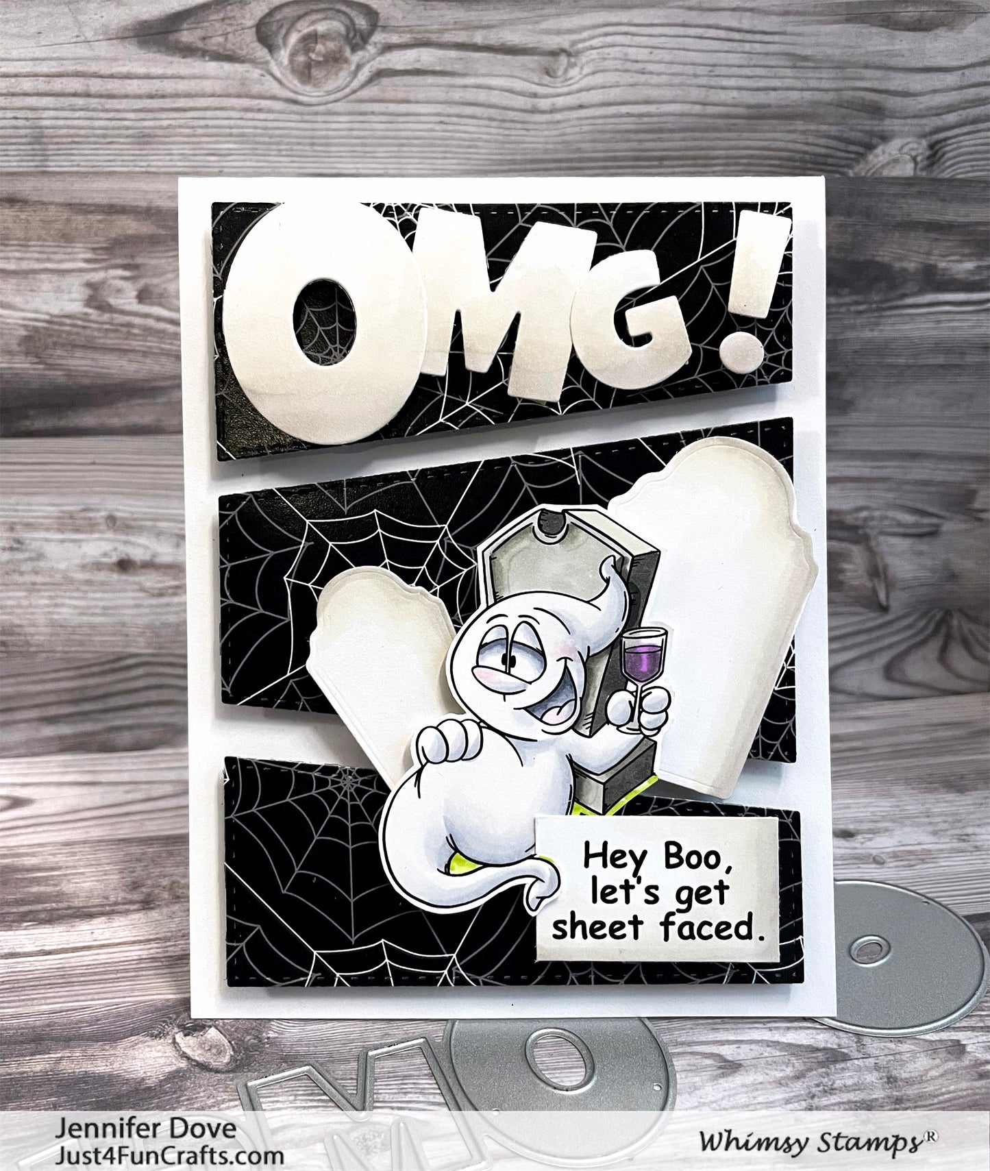 **NEW Hey Boo Clear Stamps - Whimsy Stamps