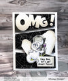 **NEW Hey Boo Clear Stamps - Whimsy Stamps