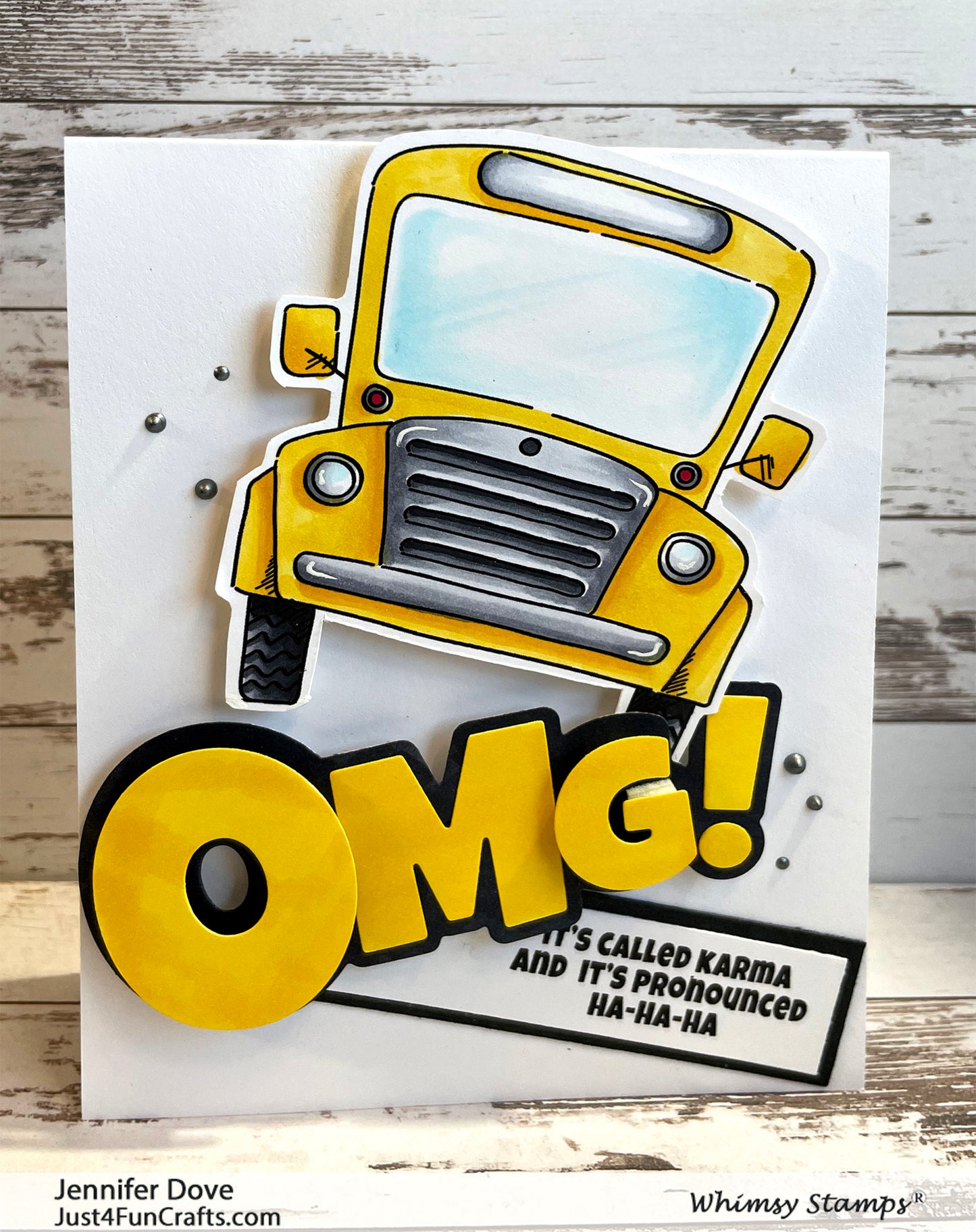 **NEW Karma Bus Clear Stamps - Whimsy Stamps