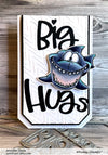 **NEW Lookin' Shark Clear Stamps - Whimsy Stamps