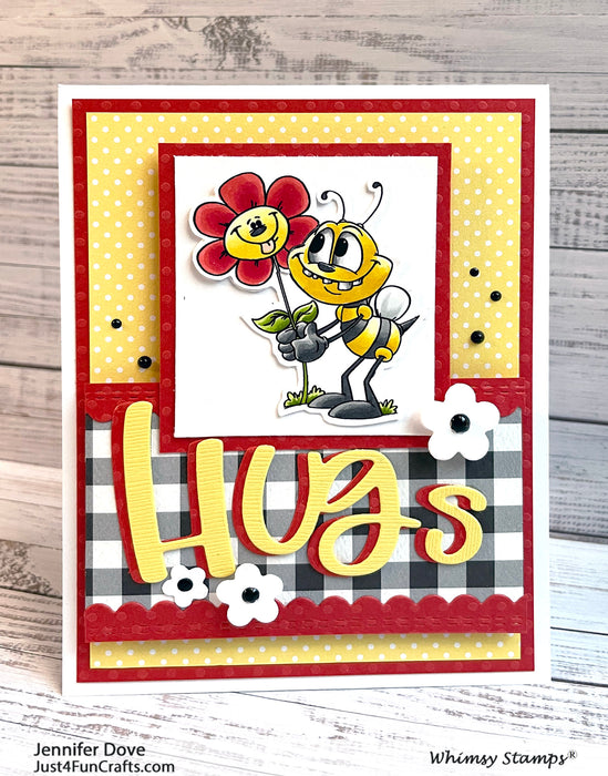 Love Buggies Clear Stamps - Whimsy Stamps