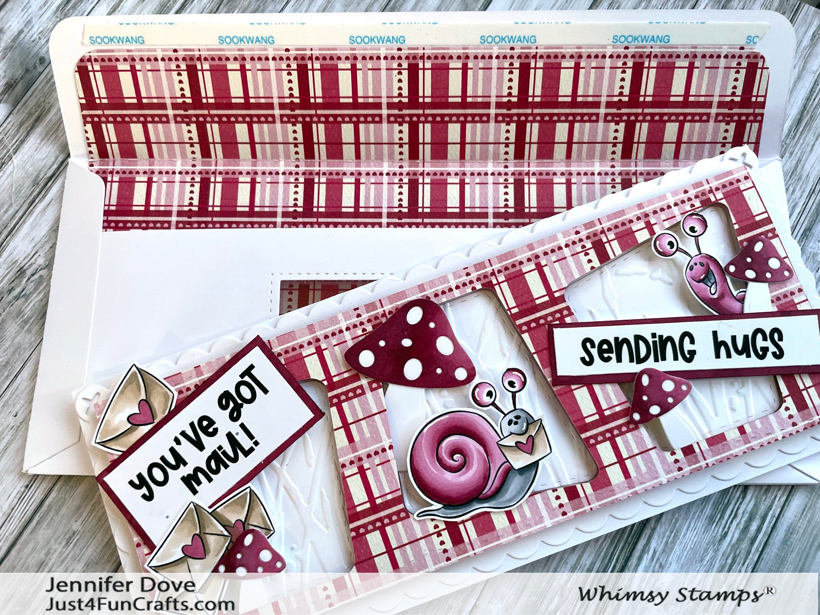 **NEW Slimline Envelope Builder Die Set - Whimsy Stamps