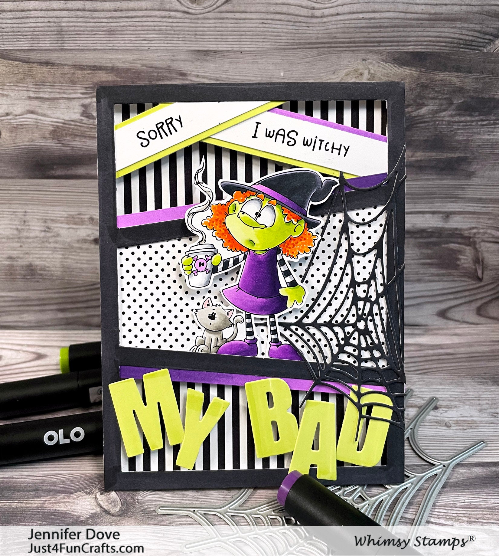 **NEW So Witchy Clear Stamps - Whimsy Stamps