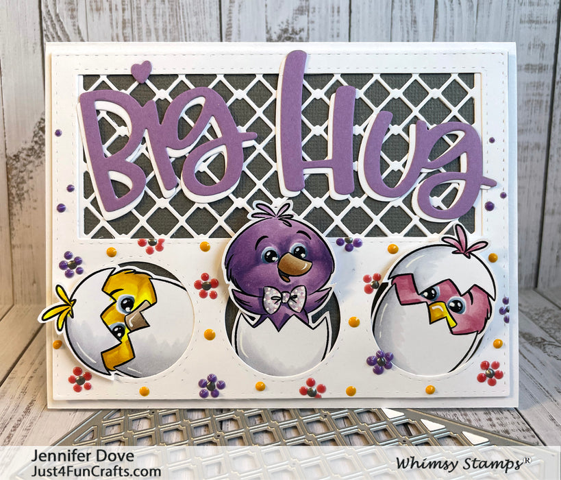 **NEW Spring Chicks Clear Stamps - Whimsy Stamps