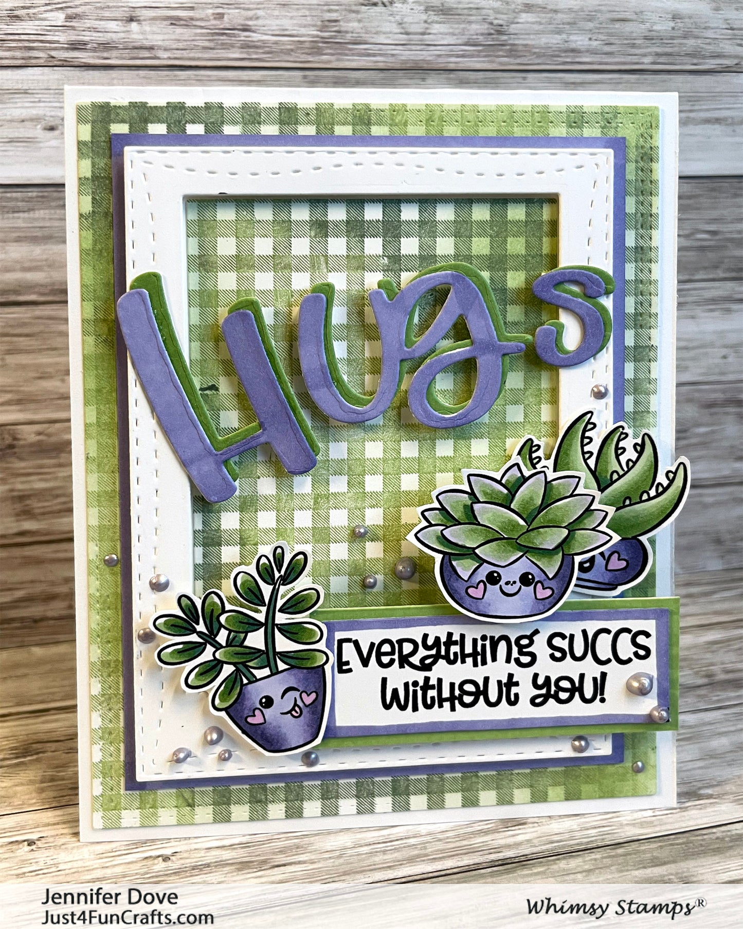 **NEW Big Hugs Word Die Set - Whimsy Stamps