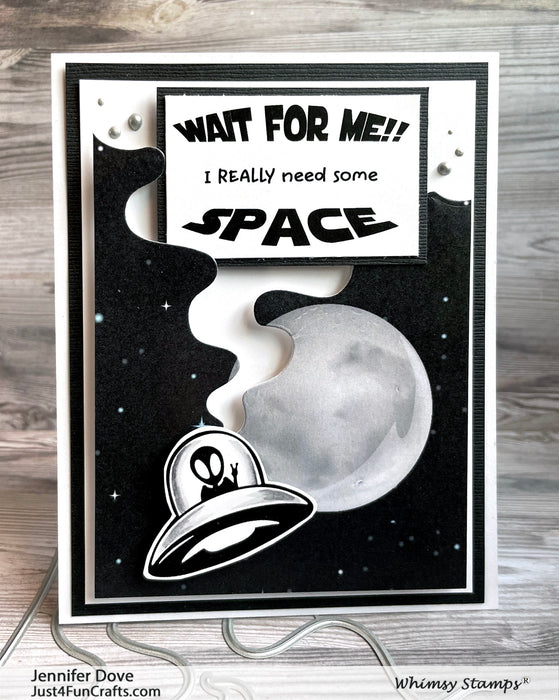 **NEW Wait for Me Clear Stamps - Whimsy Stamps