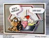 Monkey Sundae Clear Stamps - Whimsy Stamps