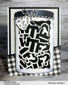Mason Jar Rubber Cling Stamp - Whimsy Stamps