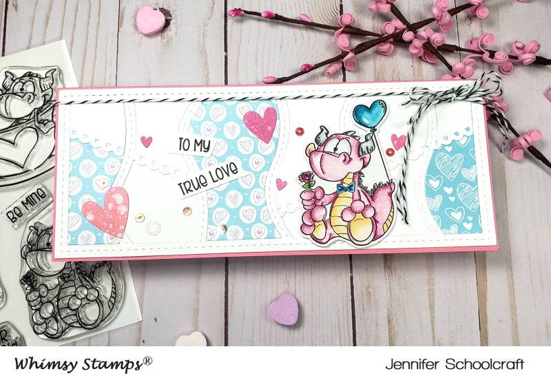 Dudley's Valentine Clear Stamps - Whimsy Stamps