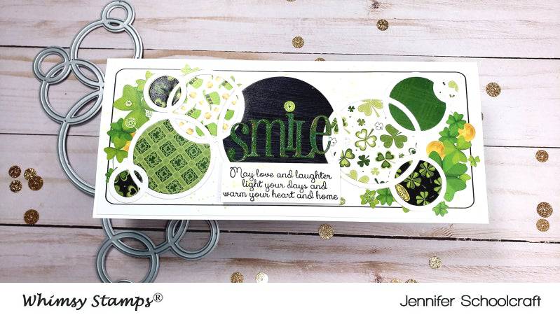 Slimline Paper Pack - St. Patrick's Day - Whimsy Stamps