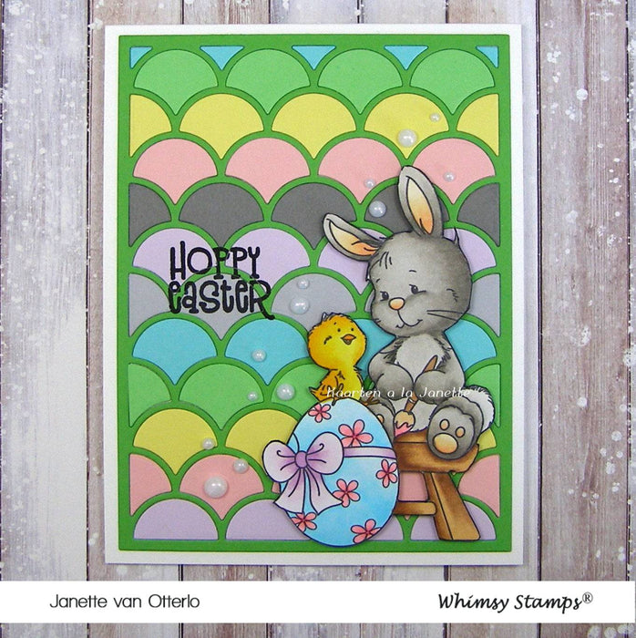 Easter Bunny - Digital Stamp - Whimsy Stamps