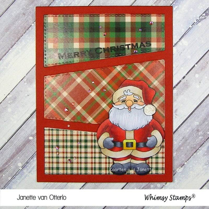 Jolly Little Santa - Digital Stamp - Whimsy Stamps