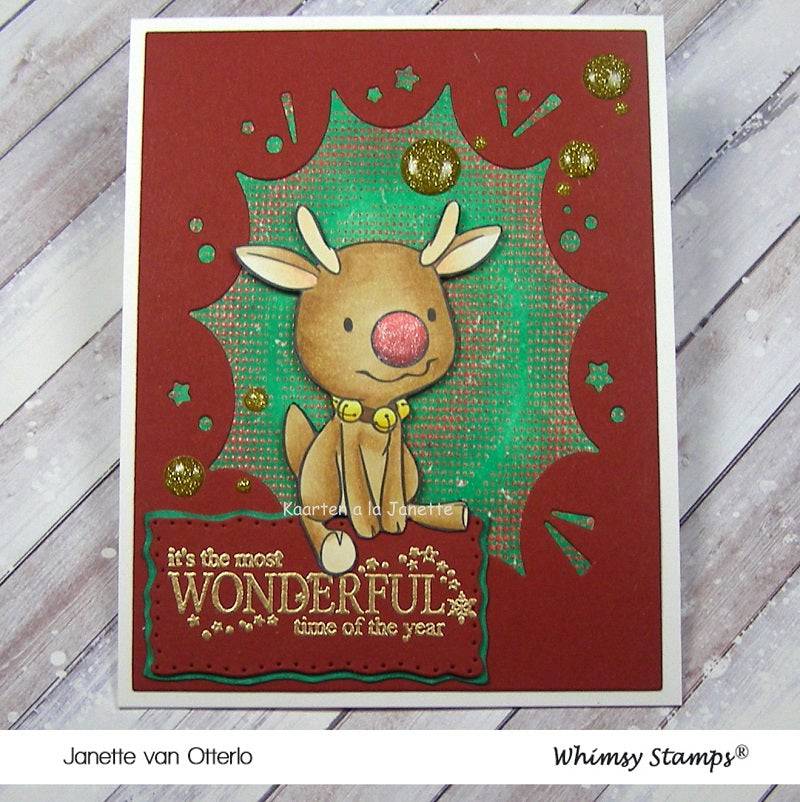 Mini Rudolph - Digital Stamp - Whimsy Stamps