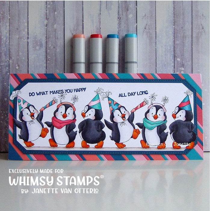 Penguins Party - Digital Stamp - Whimsy Stamps
