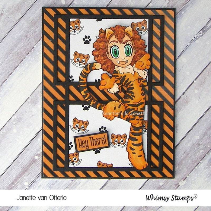 Tiger Piper - Digital Stamp - Whimsy Stamps
