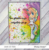 Unicorn Mae - Digital Stamp - Whimsy Stamps