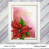 Vintage Poinsettia Clear Stamps - Whimsy Stamps