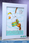 Make a Splash Duck - Digital Stamp - Whimsy Stamps