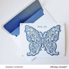 Elegant Butterfly Outline Die - Whimsy Stamps
