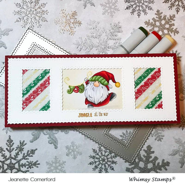 Gnome for Christmas Clear Stamps - Whimsy Stamps