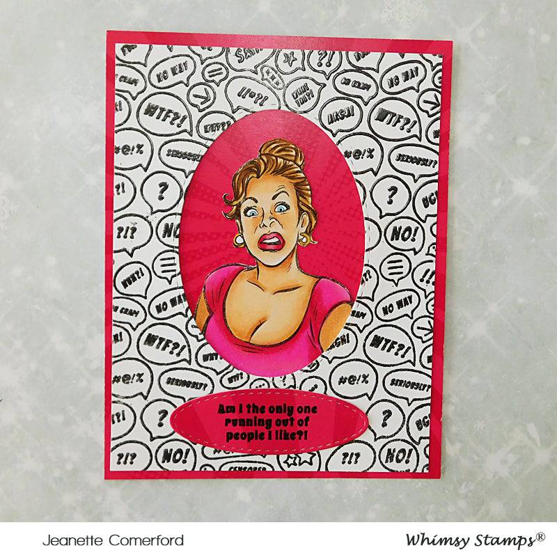 Meme People Clear Stamps - Whimsy Stamps