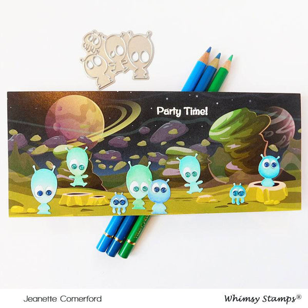Space Minions Die Set - Whimsy Stamps