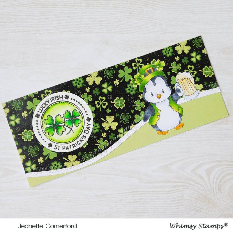 Slimline Paper Pack - St. Patrick's Day - Whimsy Stamps