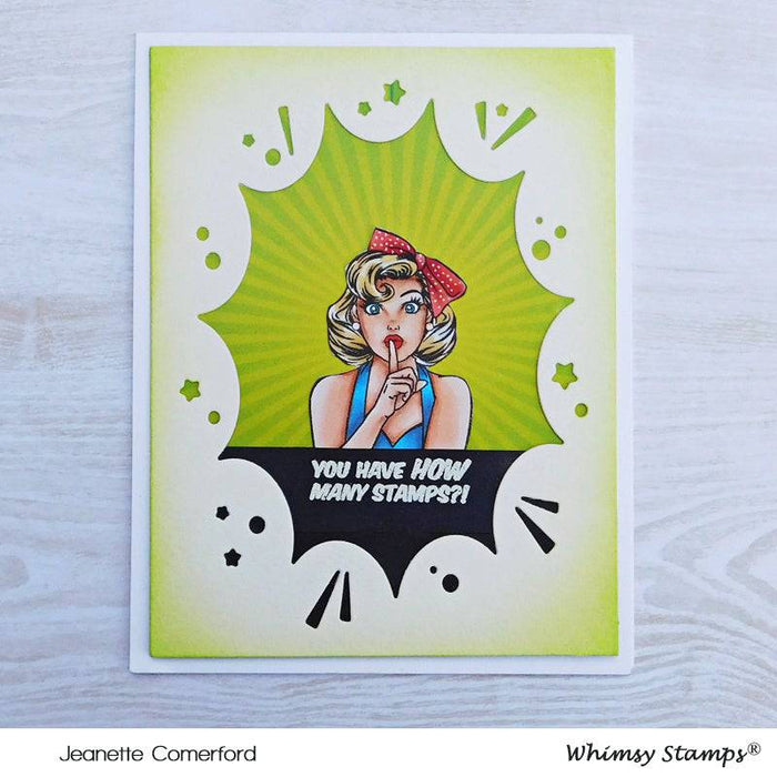 Gossip Girls Clear Stamps - Whimsy Stamps