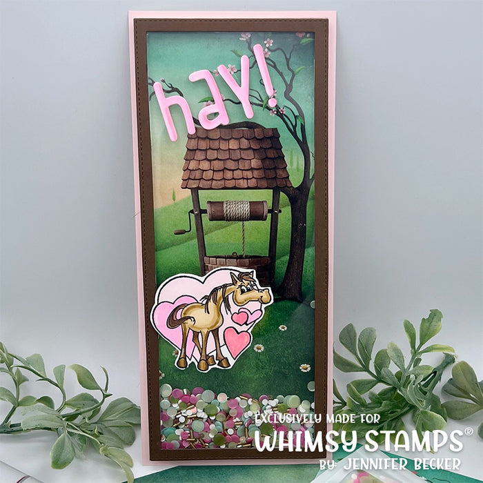 **NEW Valentine Pets and Puns Clear Stamps - Whimsy Stamps
