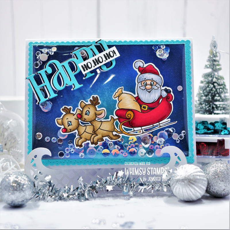 **NEW Santa's Magic Clear Stamps - Whimsy Stamps