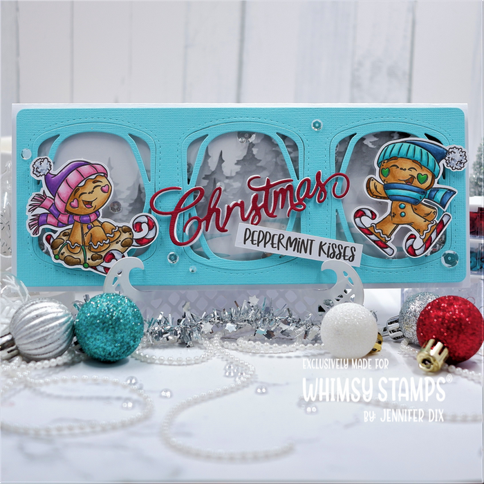 **NEW Winter Wonderland - 6x9 Stencil - Whimsy Stamps