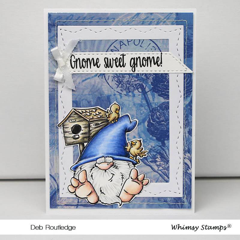 Spring Gnomes Set - Digital Stamp - Whimsy Stamps