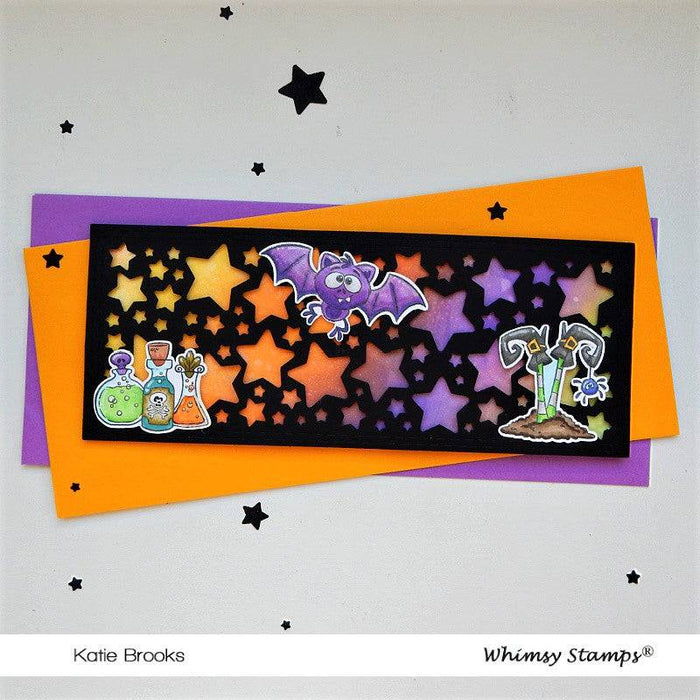 Slimline Stars Background Die - Whimsy Stamps