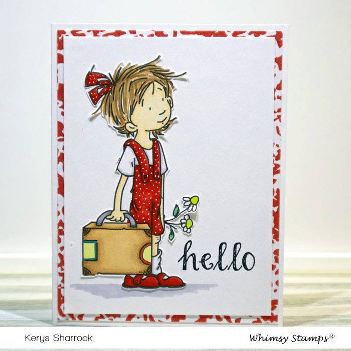 Another Door Opens - Sally - Digital Stamp - Whimsy Stamps