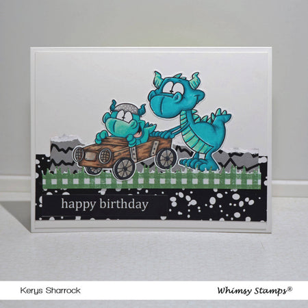 Dragon Soap Box - Digital Stamp - Whimsy Stamps