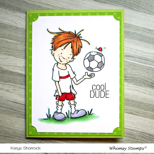 The Game Is In The Player - Digital Stamp - Whimsy Stamps
